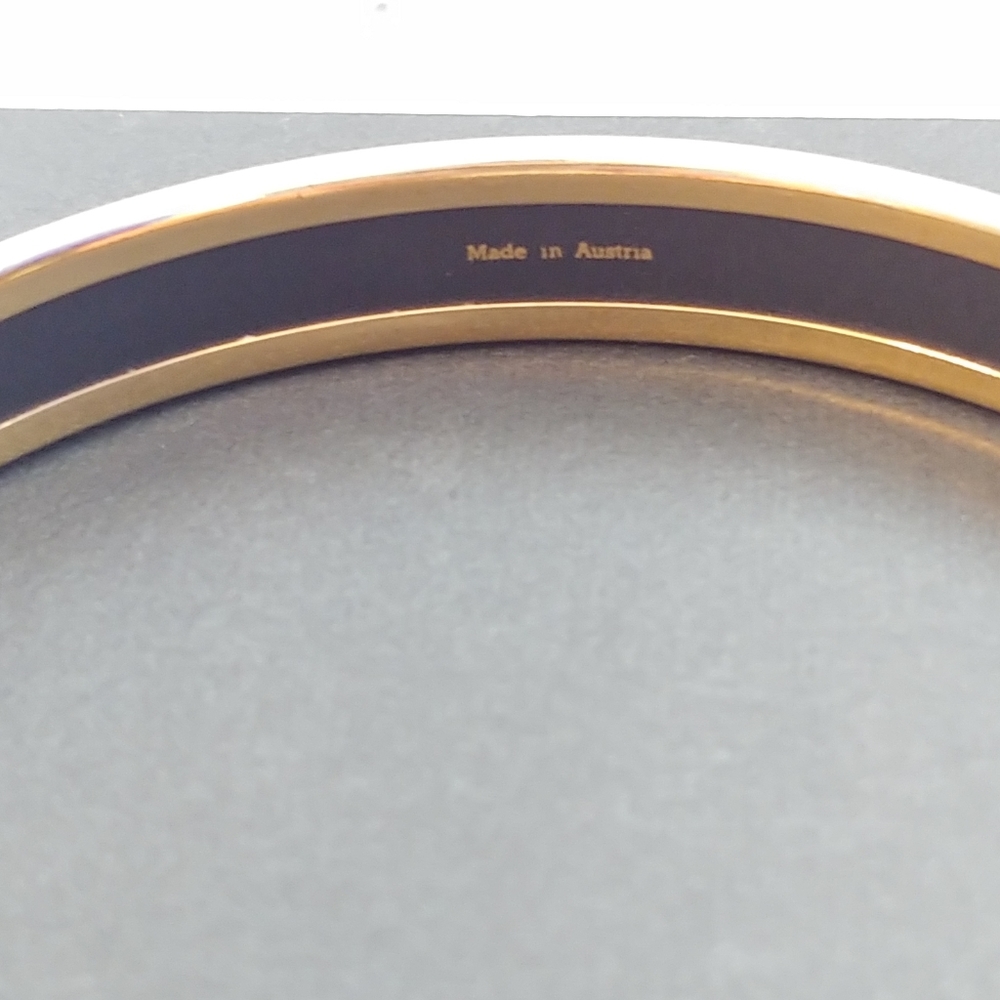 Hermes Gold Enamel Bracelet / NWOT - Picture 10 of 13